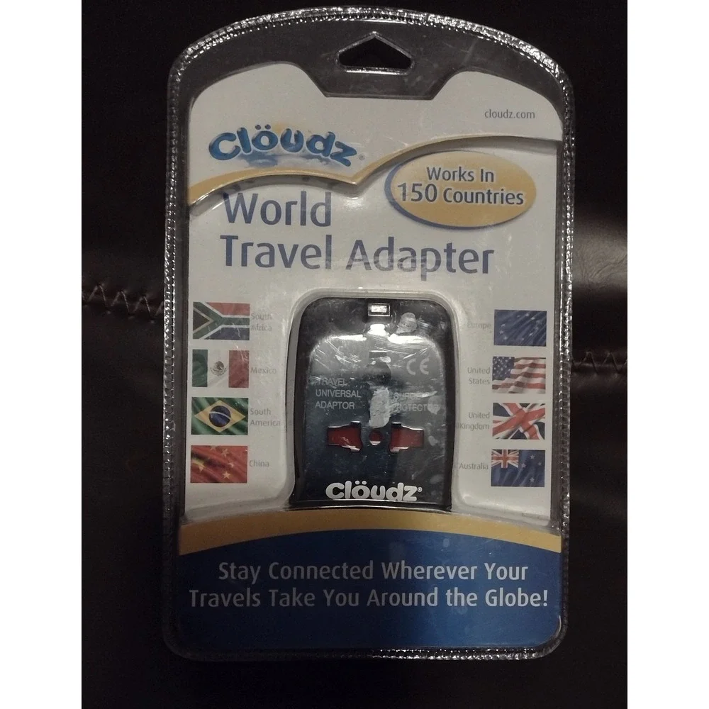 Cloudz World Traveler Adapter works in 150 Countries new in package